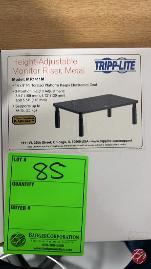 Height-Adjustable Monitor Riser