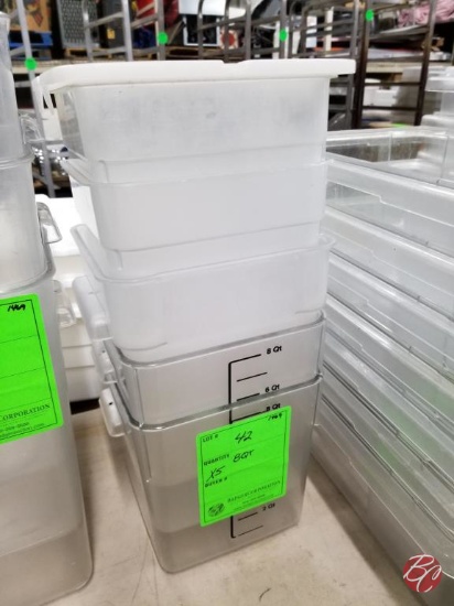 Cambro 8 Qt. Containers