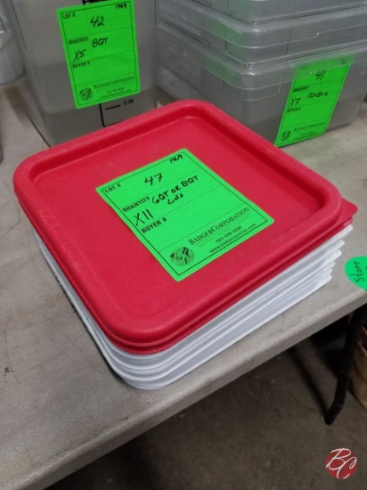 Cambro 6 & 8 Qt. Lids