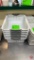 Plastic White Baskets W/ Handles