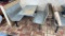 Plymold Metal Frame Wood 4-Person Booths 62
