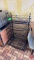 Metal Black Wire Multi-Deck Chip Rack W/ Casters