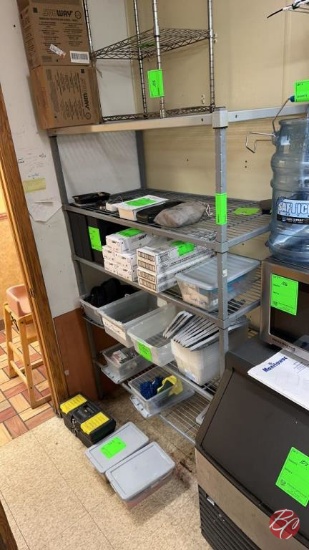 Coated Grey Inventory Rack 48" x 24" x 73"