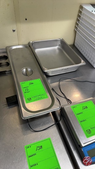Stainless Steel 1/2 Size Insert & Full Size Insert