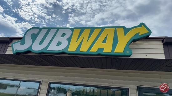 Subway Lighted Outside Sign