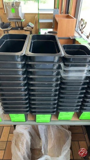 Cambro Black Inserts 1/3 Size 6" Deep