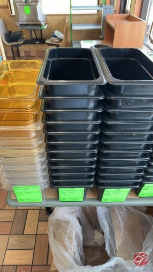 Cambro Black Inserts 1/3 Size 6" Deep