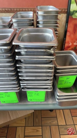 Stainless Steel Inserts 1/6 Size 6" Deep