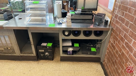 Duke Stainless POS Station W Understorage 72"