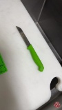 Stainless Steel Paring Knives W/ Rubber Handles