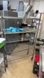 Coated Grey Inventory Rack W/ Casters 48