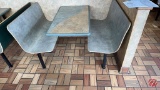 Plymold Metal Frame Wood 4-Person Booths 62