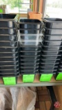 Cambro Black Inserts 1/6 Size 6