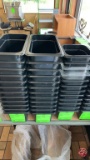 Cambro Black Inserts 1/3 Size 6
