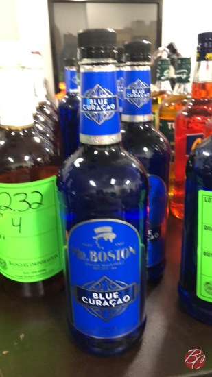 Mr. Boston Blue Curaçao Liquor