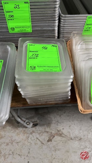 Cambro Insert Lids 1/6 Size