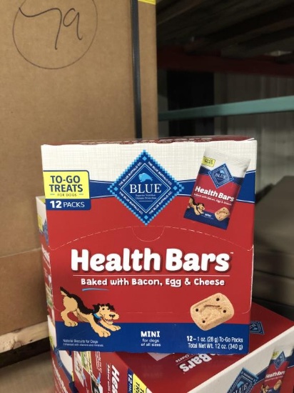Blue Health Bars To Go Treats