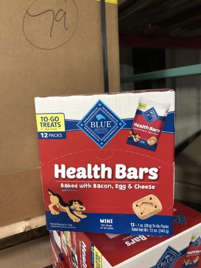 Blue Health Bars To Go Treats