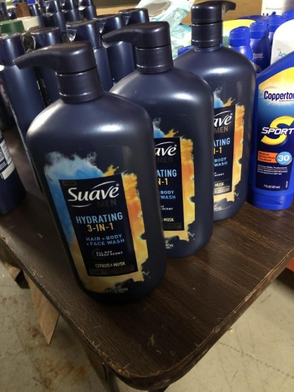 Suave Hydrating 3-In-1 Hair, Body, Face Wash