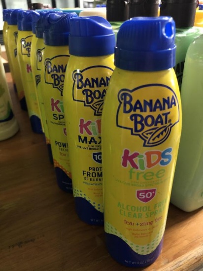 Banana Boat Kids Fee Alcohol Free Clear Spray