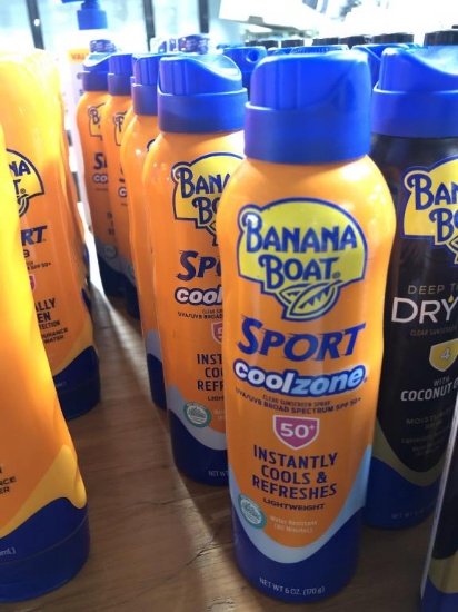 Banana Boat Sport Coolzone Lotion Spray Sunscreen
