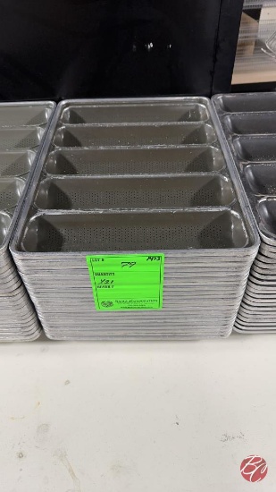 Aluminum 1/2 Size 5-Slotted Bread Pans