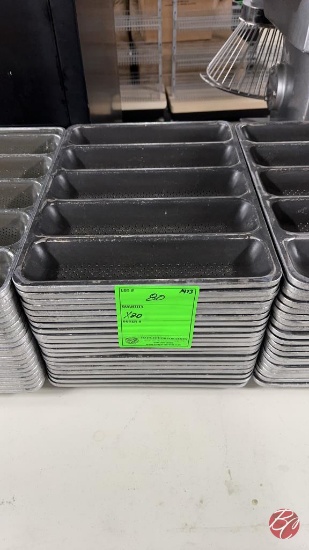 Aluminum 1/2 Size 5-Slotted Bread Pans