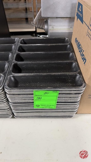 Aluminum 1/2 Size 5-Slotted Bread Pans