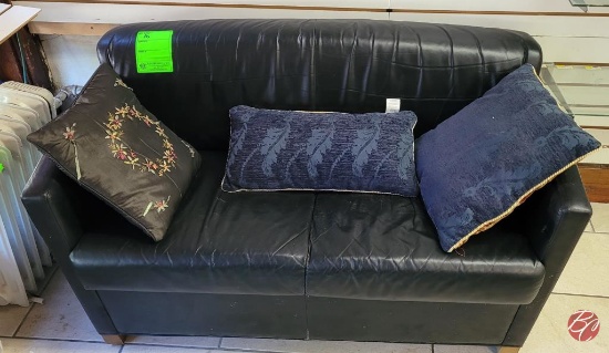 Leather Black Sofa