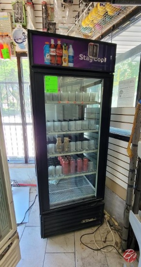 True Single Glass Door Cooler