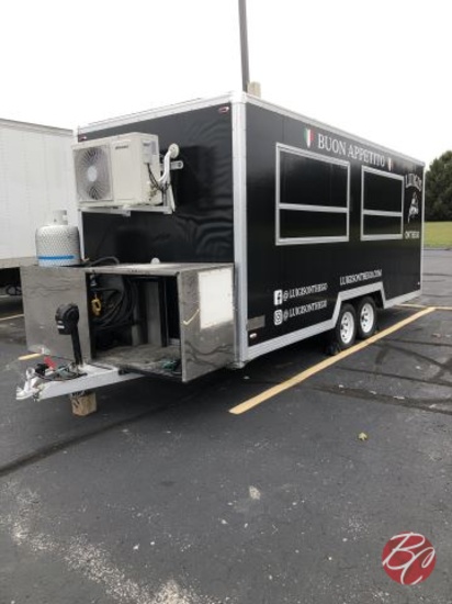 2024 HK Custom 17' x 7' Pizza Trailer-Business Ready and Fully Equipped & Ready To Operate!