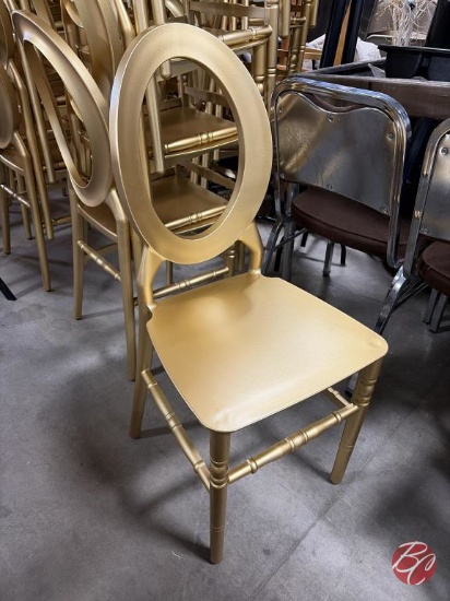 Atlas Commercial Products Gold Chairs