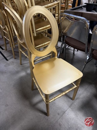Atlas Commercial Products Gold Chairs