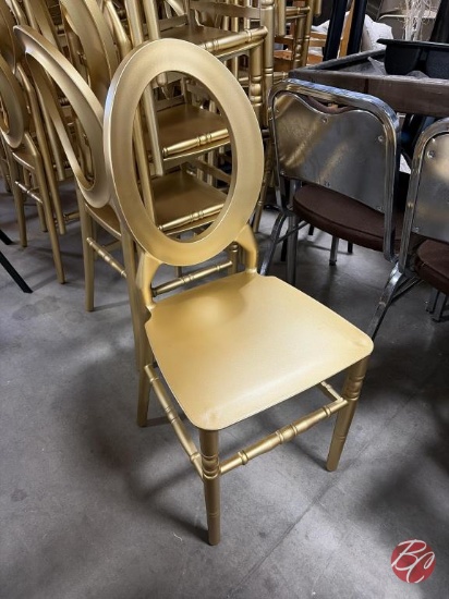 Atlas Commercial Products Gold Chairs