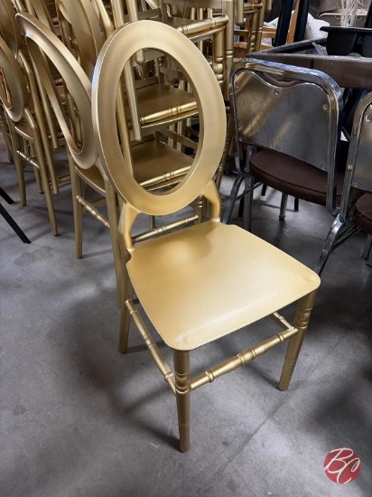 Atlas Commercial Products Gold Chairs