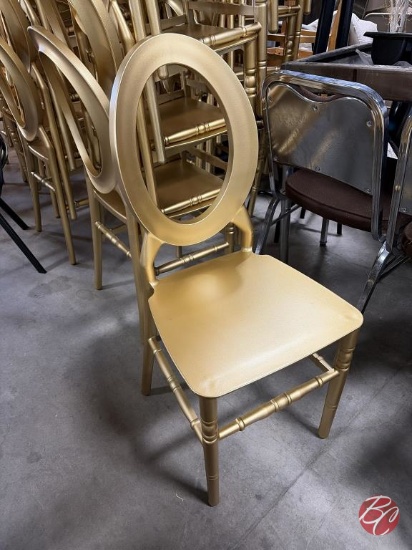 Atlas Commercial Products Gold Chairs