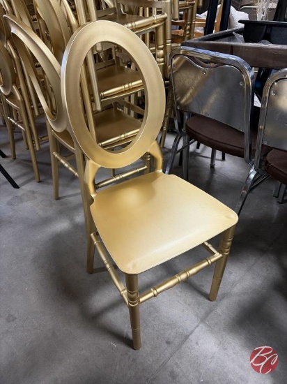Atlas Commercial Products Gold Chairs