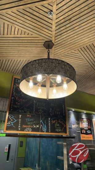 Rhombi Ava 6-Light Bronze Pendant Chandelier