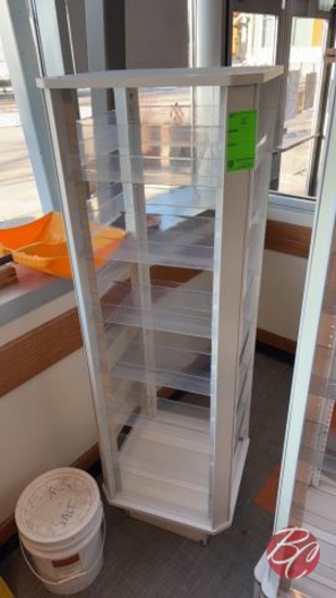 Metal Swinging Merchandising Rack