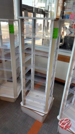 Metal Swinging Merchandising Rack