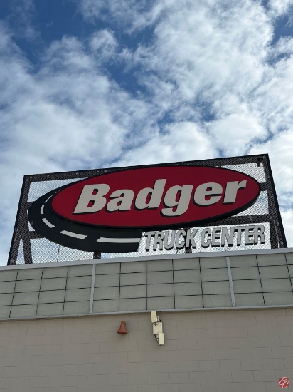 Badger Metal Building Sign