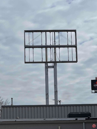 Standard Dual-Level Steel Billboard Frame