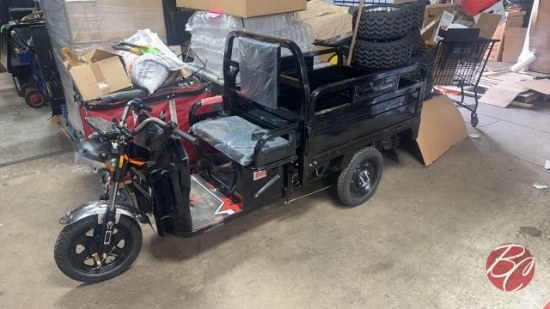 (NEW) High-End Electric Tricycle Vehicle-Black