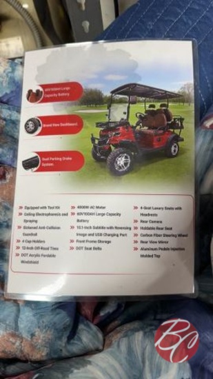 (NEW) High-End Electric Golf Cart 12inch Tires