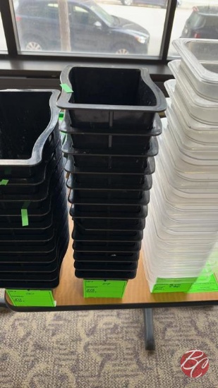 Cambro Black Weaved Inserts 1/6 Size 6" Deep