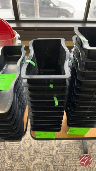 Cambro Black Weaved Inserts 1/4 Size 6" Deep