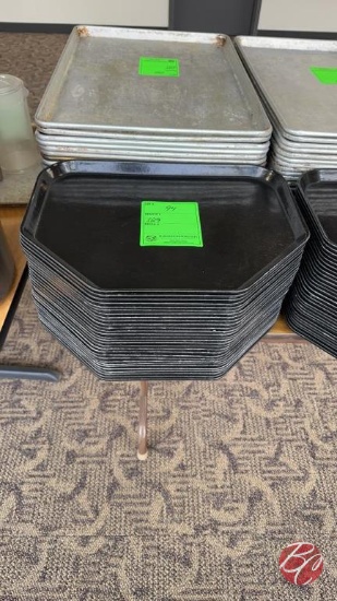 Cambro Black Lunch Trays