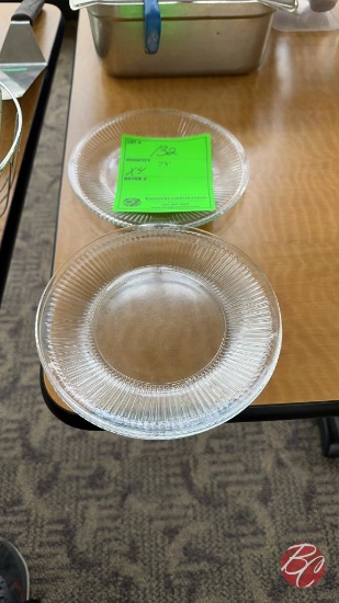 Glass Bread Plates 7-1/2"