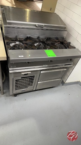 JADE Custom Range W/ Refrigerated Bottom/Top 36"