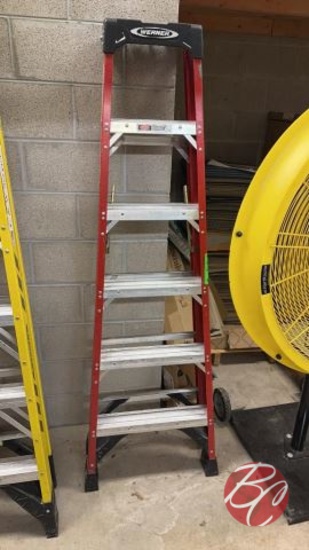 Werner Fiberglass Ladder 6'